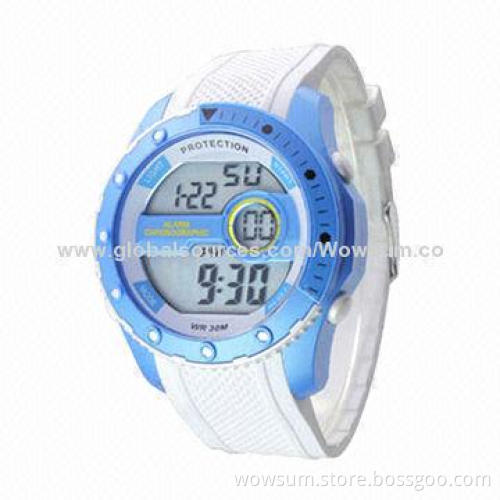 Sports Digital Watch, Digital Movement with Eco-friendly Material